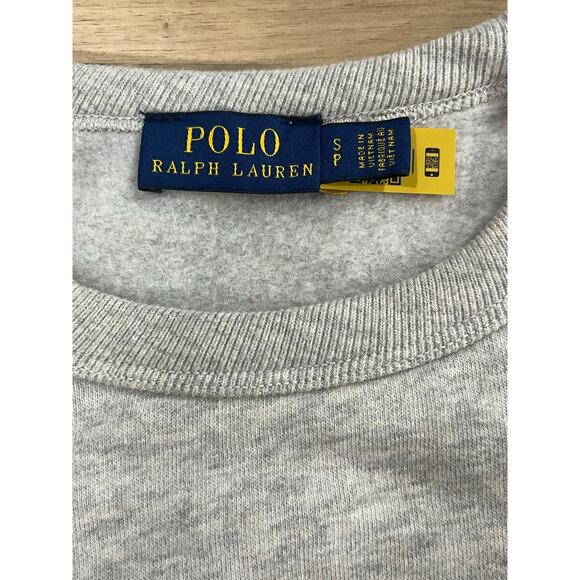 Polo by Ralph Lauren Gray Sweatshirt with Bear Graphic - Picture 2 of 8